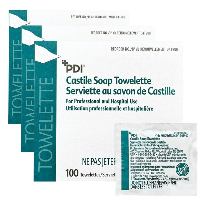 PDI Castile Soap Towelette, Scented