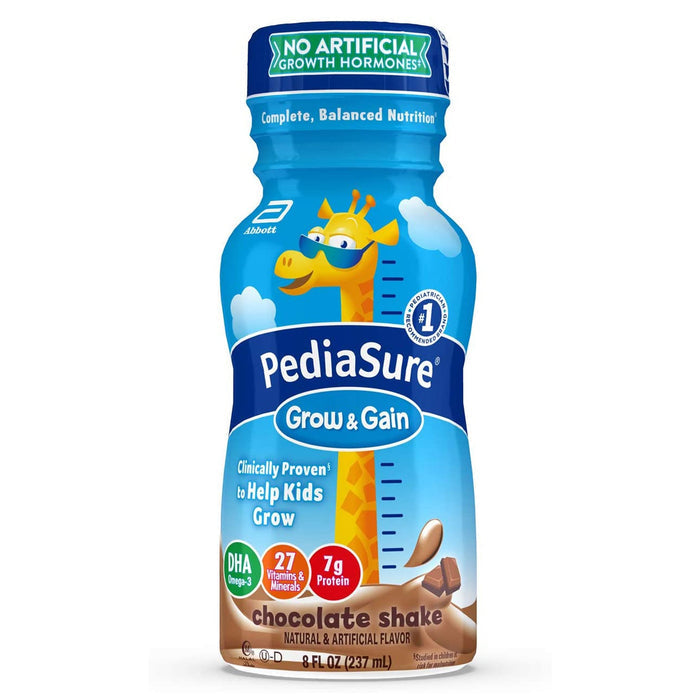 Pediasure Grow & Gain, Chocolate, 8 oz Can, CS/24 - 67523-Case - LL Medico