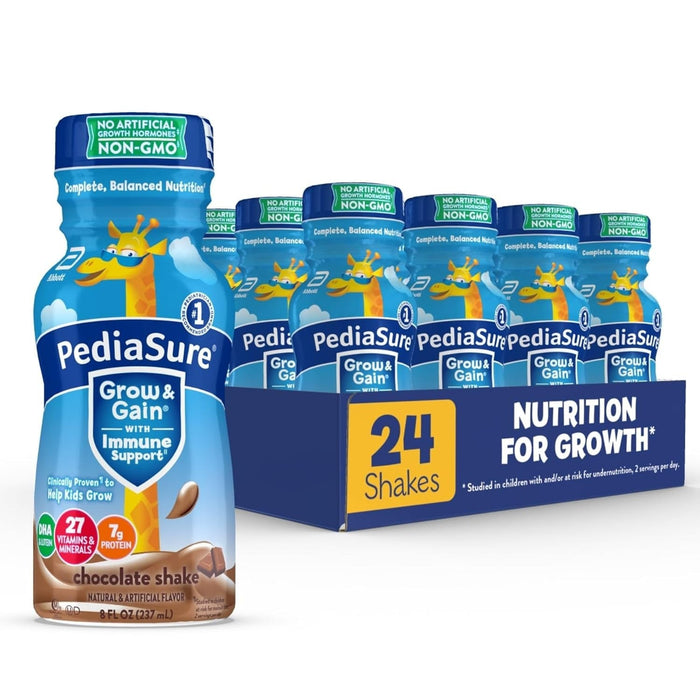 PediaSure Grow & Gain Nutrition Shake, Chocolate, 8 oz - 67535-Case - LL Medico