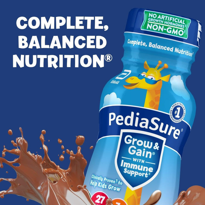 PediaSure Grow & Gain Nutrition Shake, Chocolate, 8 oz - 67535-Case - LL Medico