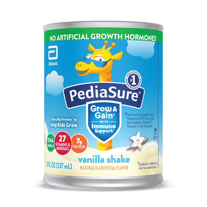 Pediasure Grow & Gain, Vanilla, 8 oz Can, CS/24 - 67522-Case - LL Medico