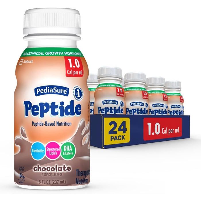 PediaSure Peptide 1.0 Cal, Chocolate, 24/CS - 67073-Case - LL Medico