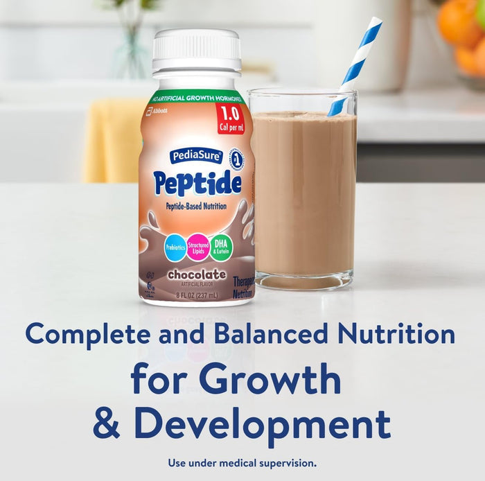 PediaSure Peptide 1.0 Cal, Chocolate, 24/CS - 67073-Case - LL Medico