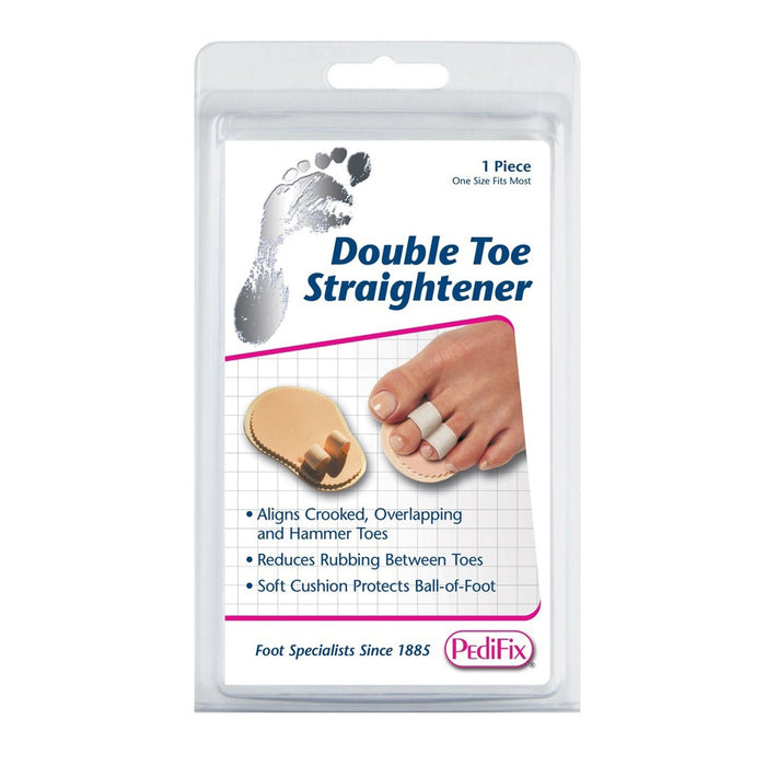 PediFix Double Toe Straightener, One Size Fits Most, 1 Piece - 8157-Single - LL Medico