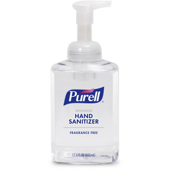 Purell Advanced Hand Sanitizer Foaming Pump Bottle, Fragrance Free, 17.4 Fl Oz, Case of 4 - 5009-04-Case - LL Medico