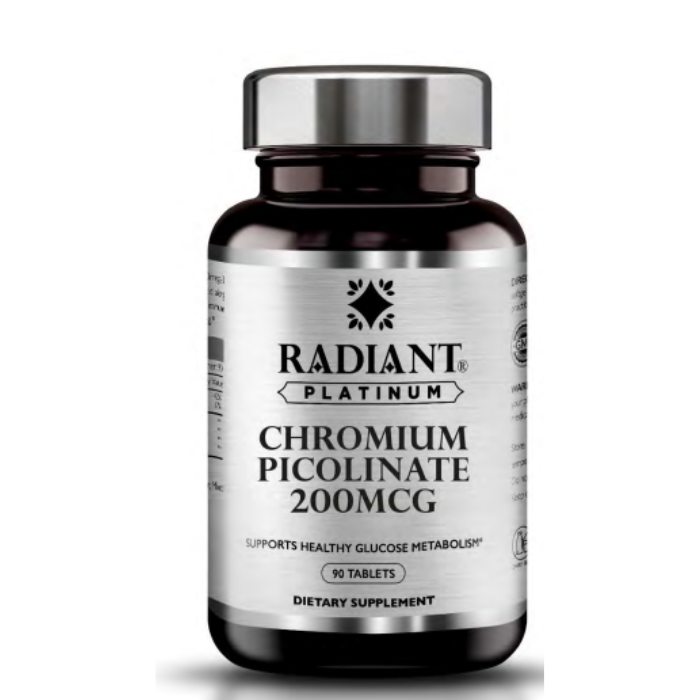 Radiant Platinum Chromium Picolinate 200mcg 90 Caps Radiant Platinum