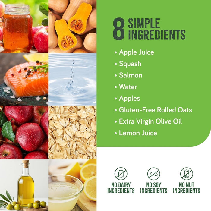 Real Food Blends Tube Feeding Formula, Salmon, Oats & Squash, 9.4 oz - 176987-Single - LL Medico