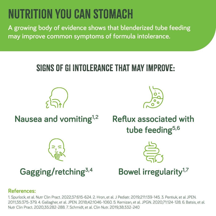 Real Food Blends Tube Feeding Formula, Salmon, Oats & Squash, 9.4 oz - 176987-Single - LL Medico