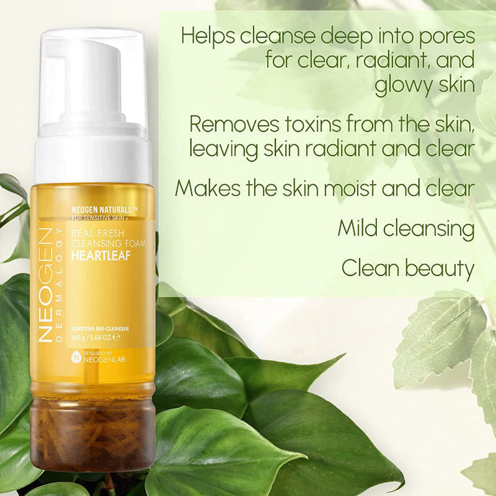 Real Fresh Foam Heartleaf - Korean-Skincare