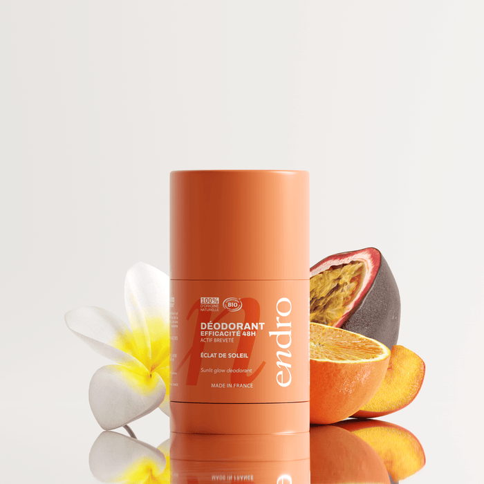Duo déodorant stick & recharge 48H - Parfum Éclat de Soleil - Endro Cosmetiques