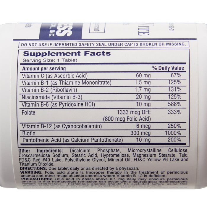 Rena - Vite Multivitamin Supplement with Folic Acid & Vitamin B Complex - 60258016001 - LL Medico