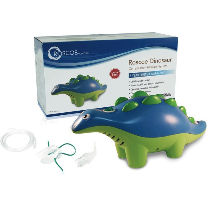 Roscoe Dinosaur Pediatric Nebulizer System with Disposable Neb Kit - NEBDINO - LL Medico