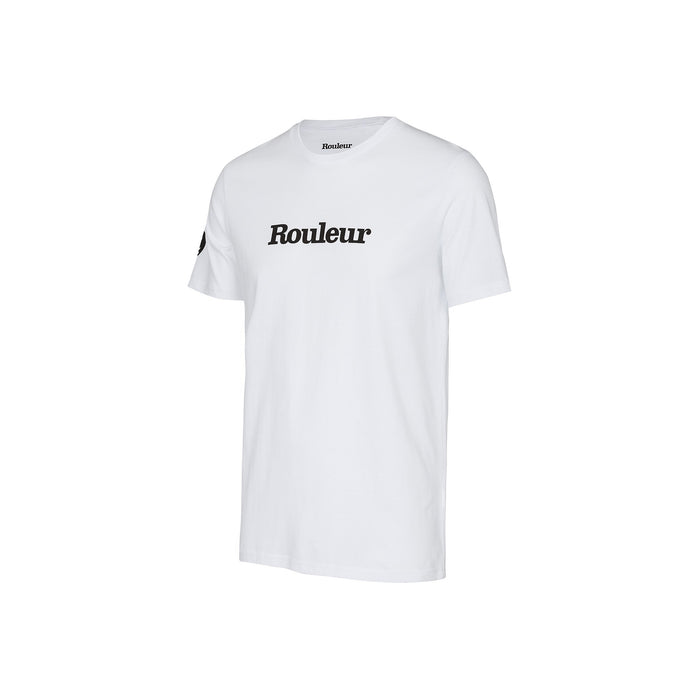 Rouleur Logo Organic T-Shirt – White - Rouleur