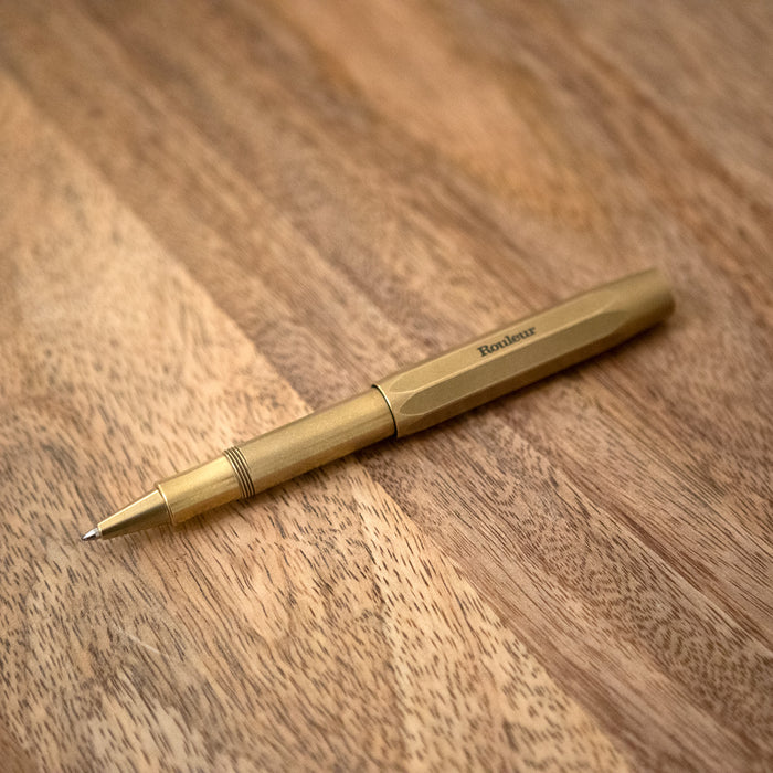 Rouleur x Kaweco Rollerball Pen - Brass + Black etched logo - Rouleur