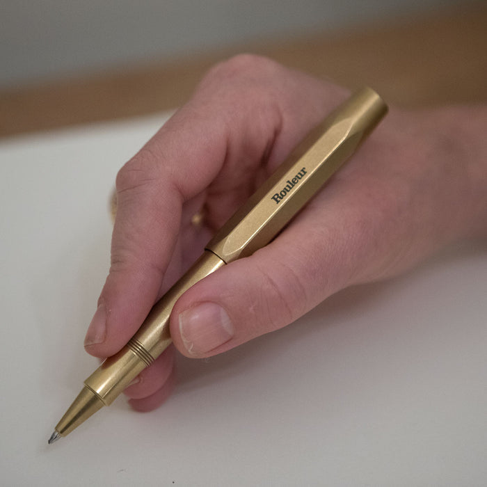 Rouleur x Kaweco Rollerball Pen - Brass + Black etched logo - Rouleur