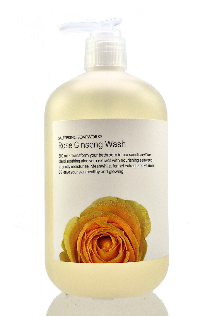 Saltspring Soapworks - Rose Ginseng Wash