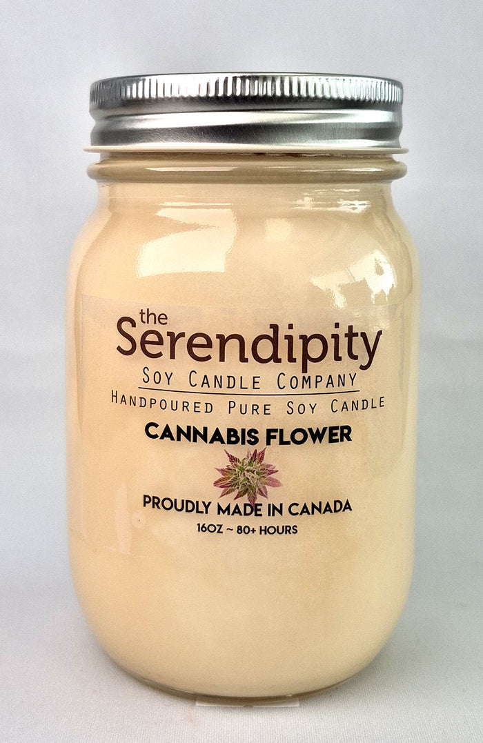 Serendipity Soy Wax Candle - Cannabis Flower