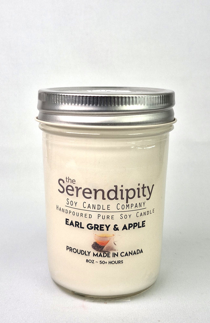 Serendipity Soy Wax Candle - Earl Grey & Apple