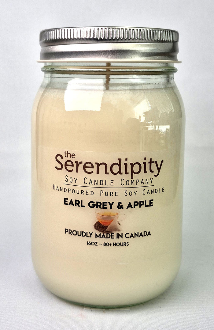Serendipity Soy Wax Candle - Earl Grey & Apple