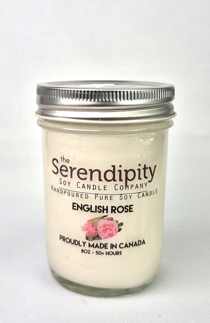 Serendipity Soy Wax Candle - English Rose