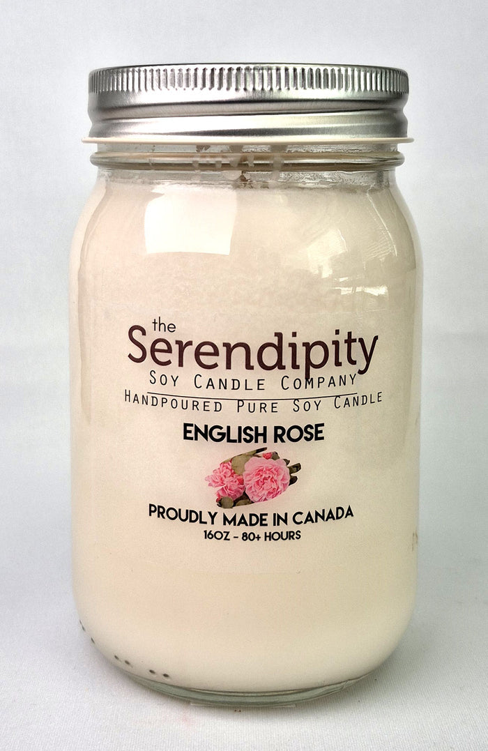 Serendipity Soy Wax Candle - English Rose