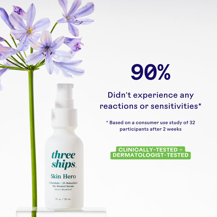 Three Ships-Skin Hero Calendula + 2% Bakuchiol Bio-Retinol Serum-Skincare-628110639615_3_Stat-The Detox Market |