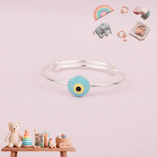 Soft Evil Eye Adjustable Baby Kada