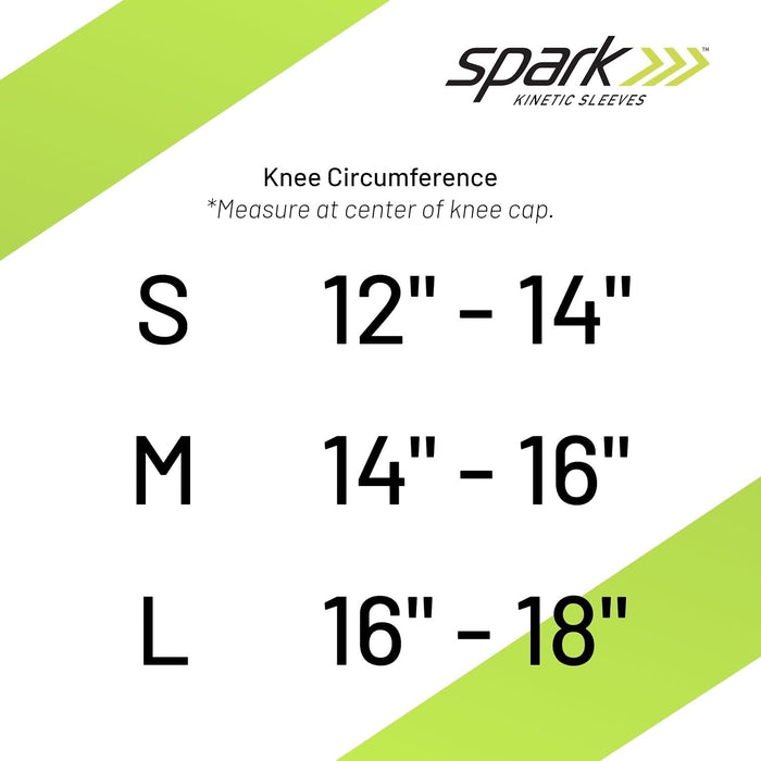 Spark Kinetic Knee Compression Sleeve, One Sleeve - 40411-Single - LL Medico