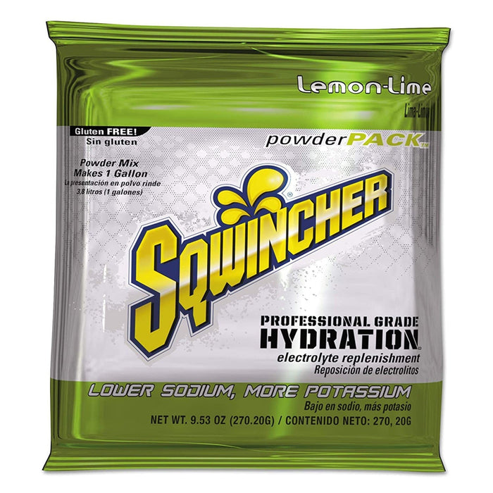 Sqwincher Powder Pack Oral Electrolyte Solution, Lemon-Lime, 9.53 oz - 159016008-Single - LL Medico