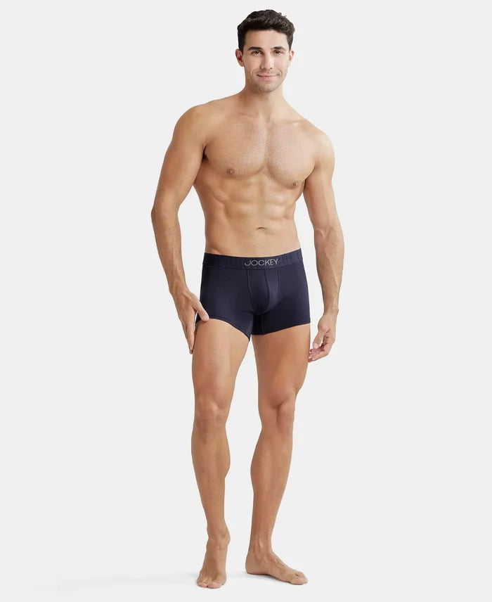 Tencel Micro Modal Cotton Elastane Solid Brief with Natural StayFresh Properties - White-4
