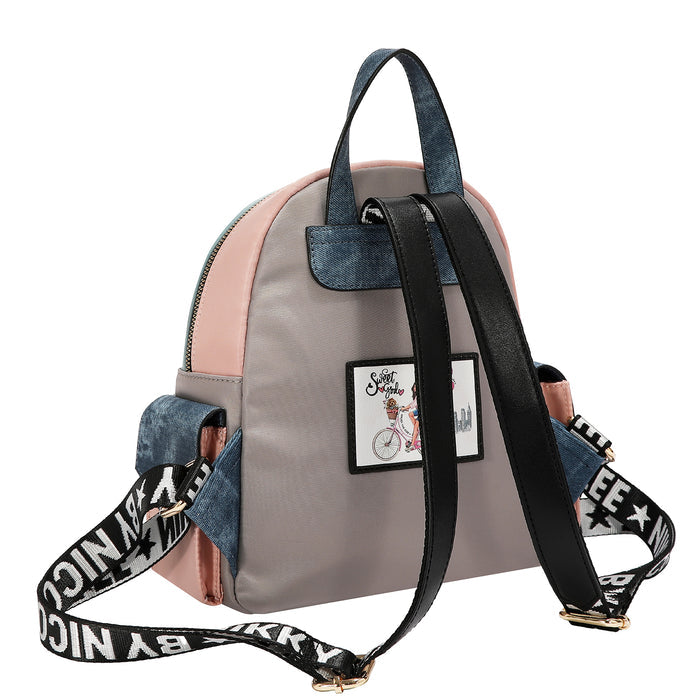 SWEET GIRL SMALL MULTI POCKET BACKPACK