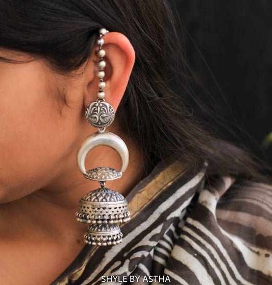 Tattva Intricate Layered Jhumka
