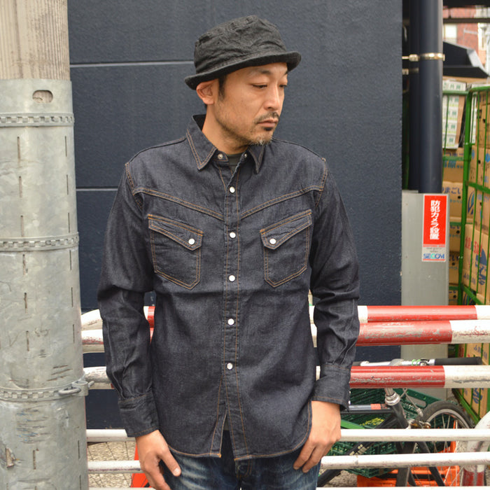 TCB jeans "Ranchman Shirt Denim" Denim Western Shirt