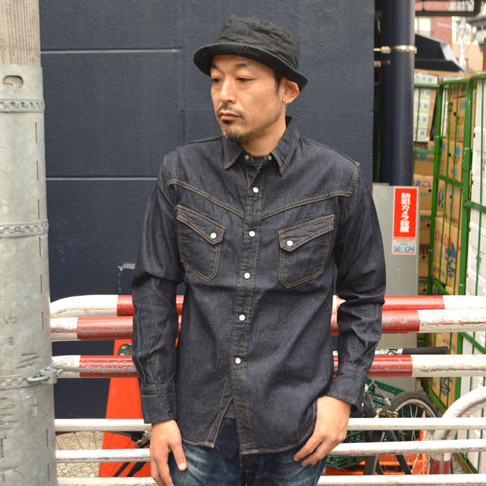 TCB jeans "Ranchman Shirt Denim" Denim Western Shirt