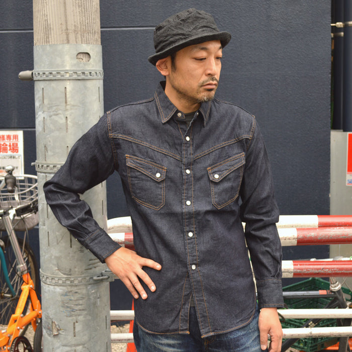 TCB jeans "Ranchman Shirt Denim" Denim Western Shirt