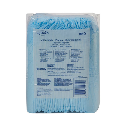 TENA Regular Underpads, Light Absorbency - 350-Pack - LL Medico