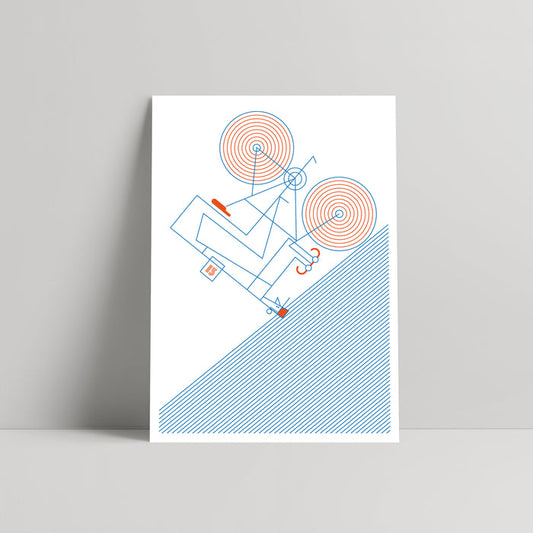 The Crash - Art print - Mick Marston - Rouleur