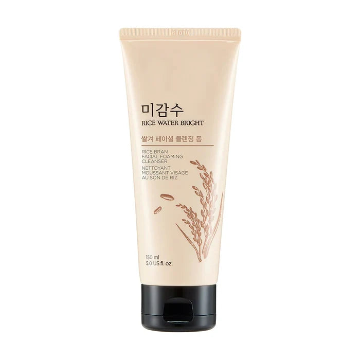 The Face Shop Rice Water Bright Facial Foaming Cleanser 300ml