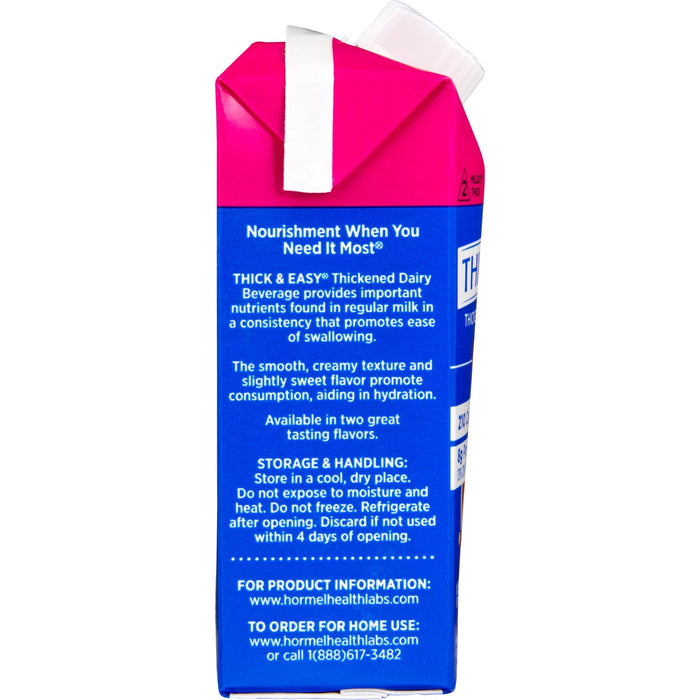 Thick-It Thick & Easy Thickened Dairy Beverage, Chocolate, Nectar Consistency, 8 oz - 72447-Case - LL Medico