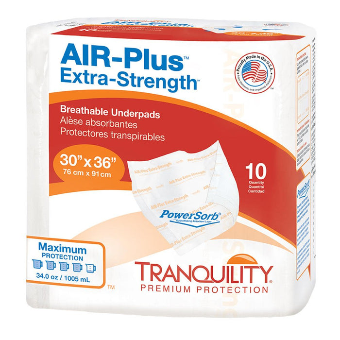 Tranquility AIR - Plus Extra - Strength Breathable Underpads - 2711-Pack - LL Medico