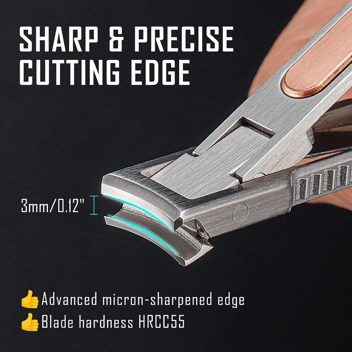 Trim Fingernail Clippers With Keychain