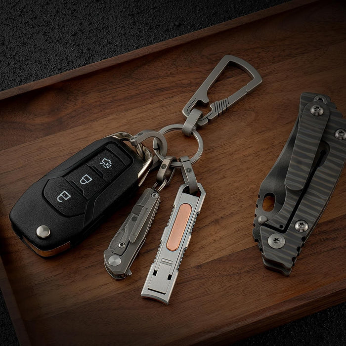 Trim Fingernail Clippers With Keychain
