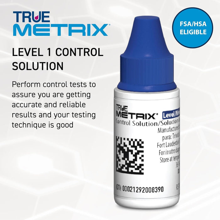 Trividia Health True Metrix Level 1 Control Solution, 3 mL - R5H01-1-Single - LL Medico