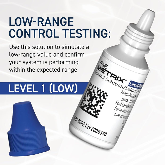 Trividia Health True Metrix Level 1 Control Solution, 3 mL - R5H01-1-Single - LL Medico
