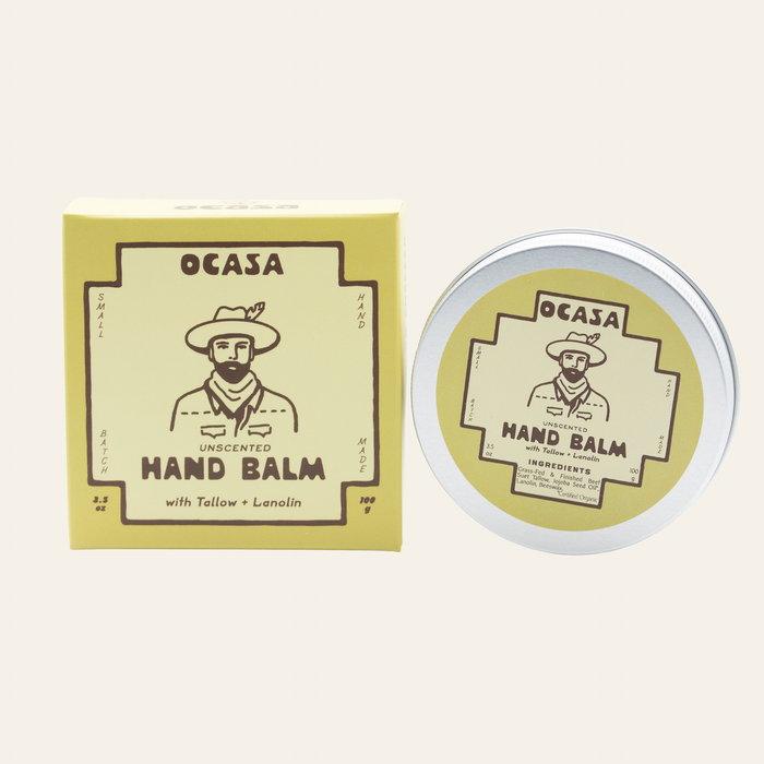 unscented tallow + lanolin hand balm