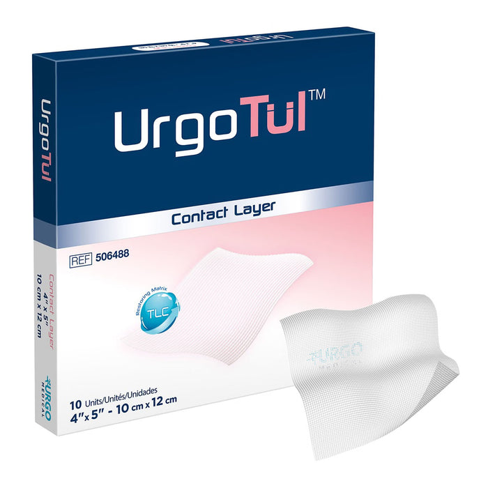 UrgoTul Impregnated Contact Layer Dressing, Sterile — 4" x 5"