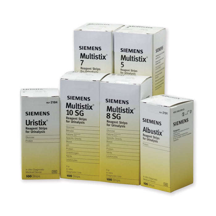Uristix Urinalysis Reagent Test Strips, Glucose and Protein, Visual Read - 10339520-Single - LL Medico