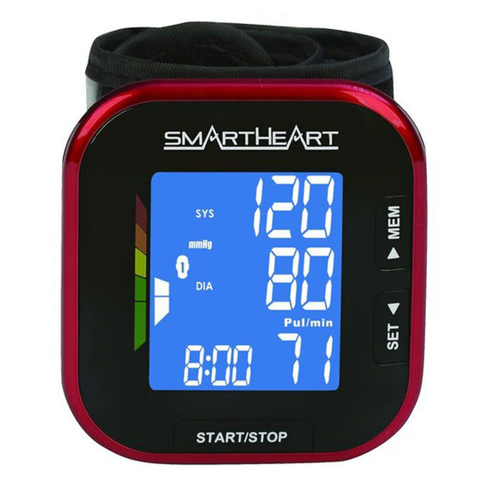 Veridian SmartHeart Wrist Digital Blood Pressure Monitor, Adult Cuff - 01-508-Single - LL Medico