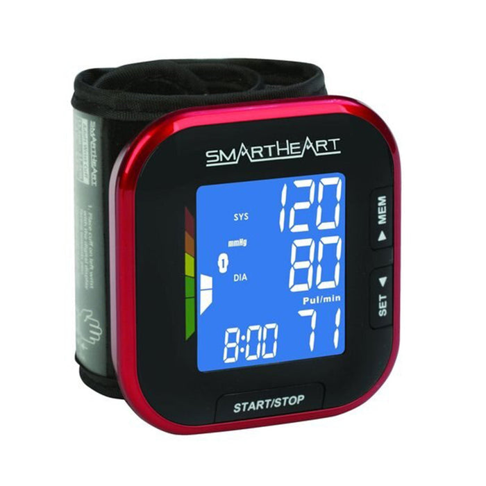 Veridian SmartHeart Wrist Digital Blood Pressure Monitor, Adult Cuff - 01-508-Single - LL Medico