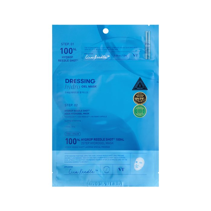 [VT Cosmetics] Hydrop Reedle Shot 100hL 2Step Hydrogel Mask